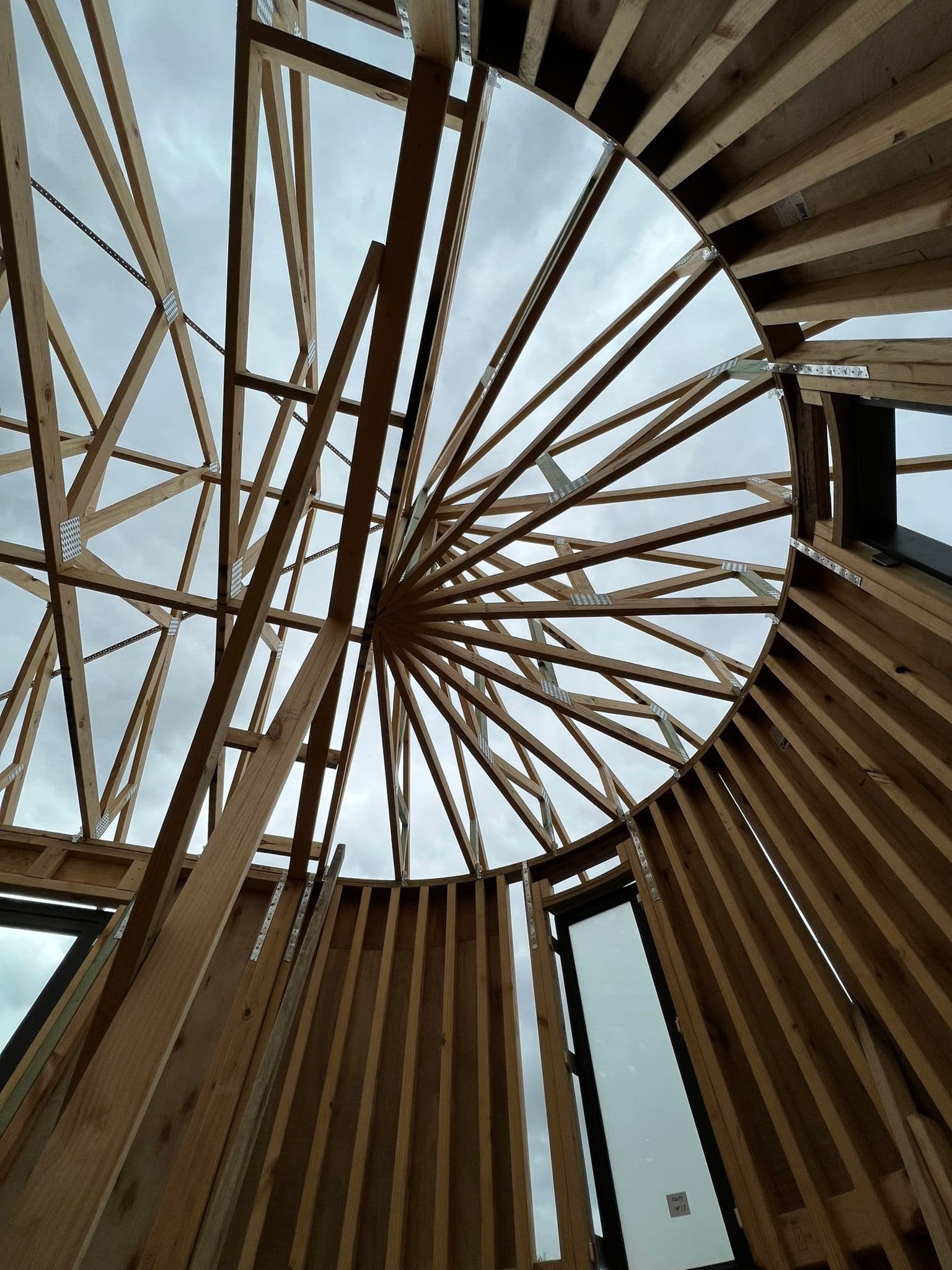 Wall frame and truss installation on a Melbourne residential build